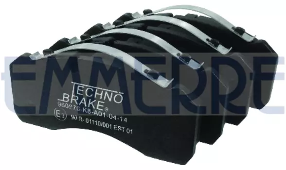 Тормозные колодки дисковые TECHNO BRAKE 960970