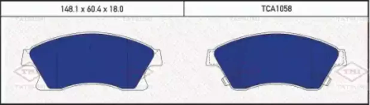 колодки дисковые перед.!\ CHEVROLET Aveo/Cruze 09>