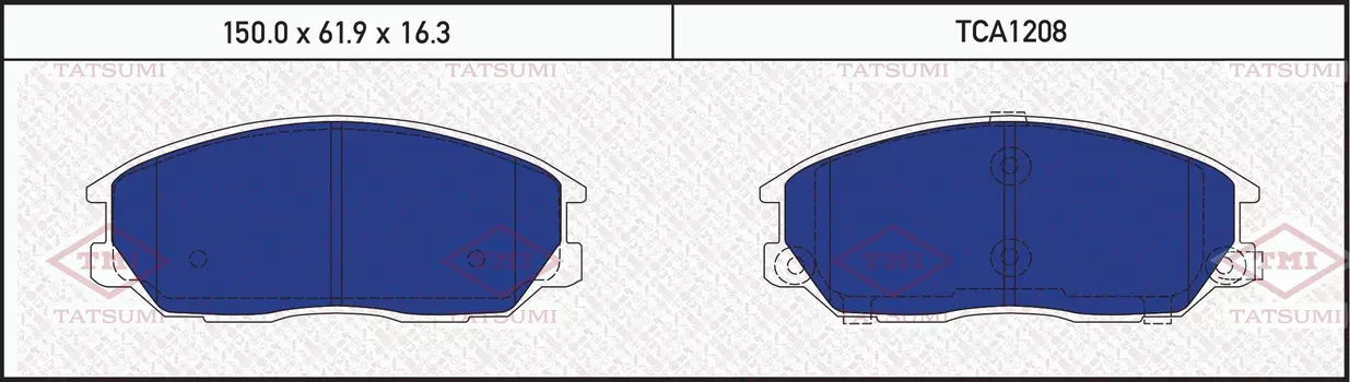 колодки дисковые перед.!\ CHEVROLET Captiva 06>