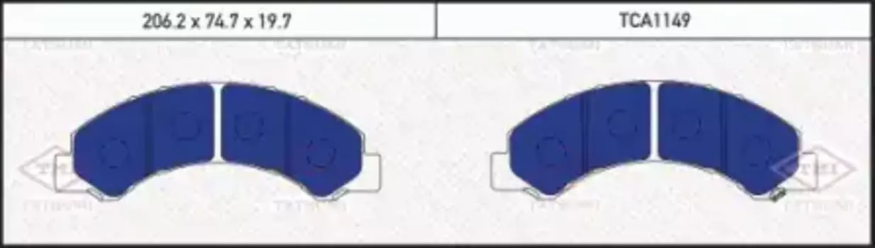 колодки дисковые перед.!\ TOYOTA Dyna 02>