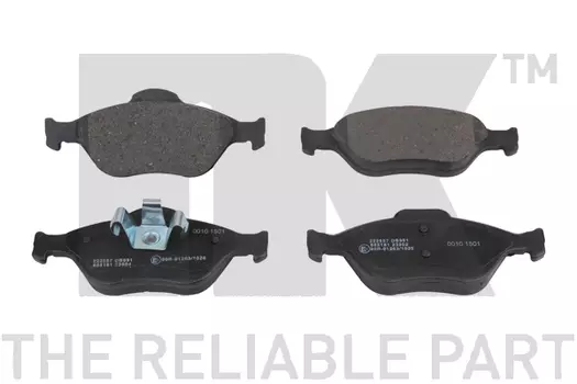 колодки дисковые! передние 150.4x18.6x61.3\ Ford Fiesta, Mazda 2 1.3-1.6/1.4TDCi/1.8Di 00>