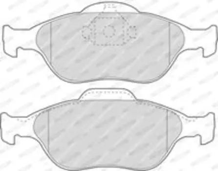 колодки дисковые передние!\ Ford Fusion 1.25-1.6/1.4-1.6TDCi 02>/Fiesta 1.3-1.6 00>