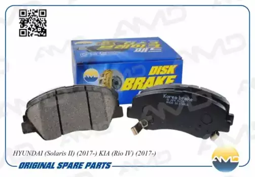 колодки дисковые передние!\ Hyundai Solaris II 17>, KIA Rio IV 17>