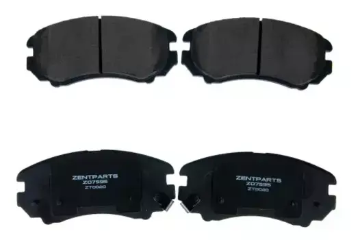 Тормозные колодки дисковые передняя ось ZENTPARTS Z07595