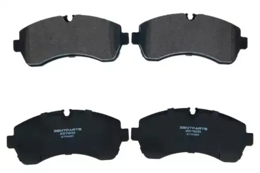 Тормозные колодки дисковые передняя ось ZENTPARTS Z07600