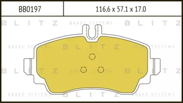 колодки дисковые передние!\ MB W168 1.6/1.9/2.1/1.6CDi/1.7CDi 97-04