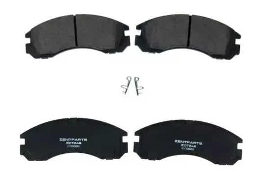 Тормозные колодки дисковые передняя ось ZENTPARTS Z07246
