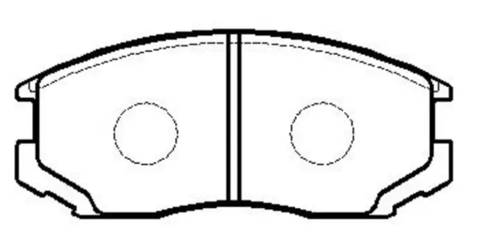 колодки дисковые передние!\ Mitsubishi Lancer/Colt 1.3-2.0/1.8D-2.0D 88>