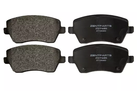 Тормозные колодки дисковые передняя ось ZENTPARTS Z07485