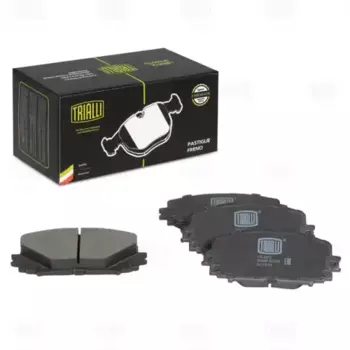 колодки дисковые передние! с антискр. пл.\ Toyota Yaris 1.0/1.3/1.4 D-4D 06>