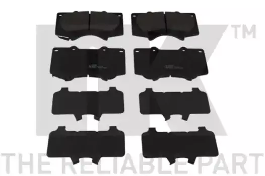 колодки дисковые передние!\ Toyota Land Cruiser J12 4.0i/3.0D 03>, Lexus GX460/GX470 03-11