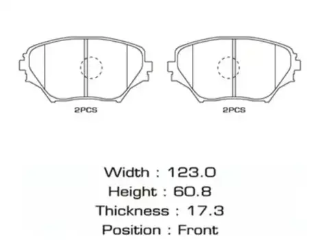 Тормозные колодки дисковые MASUMA MS-1447