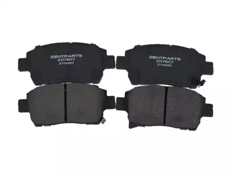 Тормозные колодки дисковые передняя ось ZENTPARTS Z07507