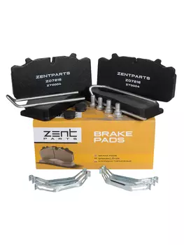 Тормозные колодки дисковые ZENTPARTS Z07216