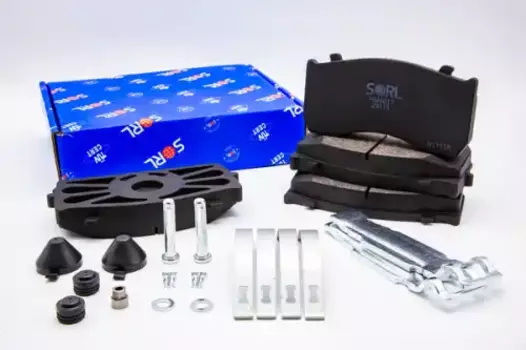 Тормозные колодки дисковые SORL HM4611+AK016