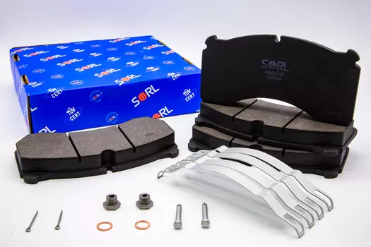 Тормозные колодки дисковые SORL HM4706+AK003