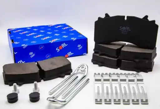 Тормозные колодки дисковые SORL HM4809+AK010