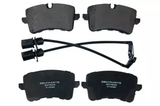 Тормозные колодки дисковые задняя ось ZENTPARTS Z07545
