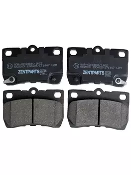 Тормозные колодки дисковые задняя ось ZENTPARTS Z07386