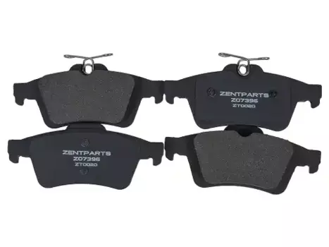 Тормозные колодки дисковые задняя ось ZENTPARTS Z07396