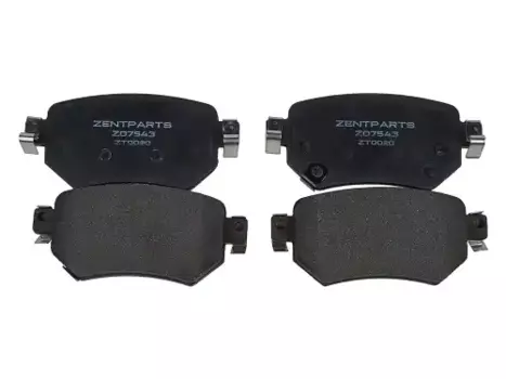 Тормозные колодки дисковые задняя ось ZENTPARTS Z07543