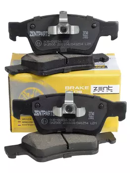 Тормозные колодки дисковые задняя ось ZENTPARTS Z07340