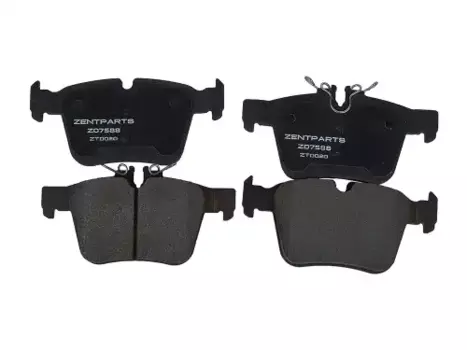 Тормозные колодки дисковые задняя ось ZENTPARTS Z07588