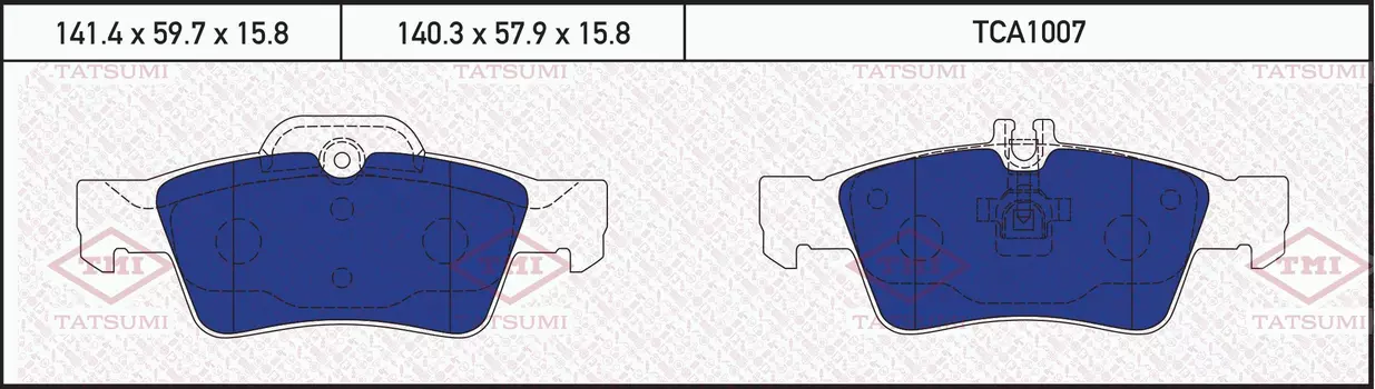 колодки дисковые задние!\ MERCEDES W211 02>