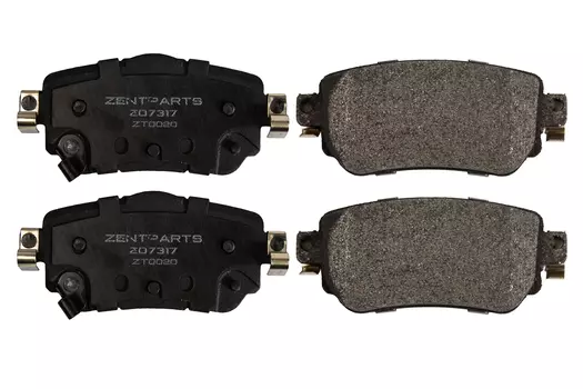 Тормозные колодки дисковые задняя ось ZENTPARTS Z07317