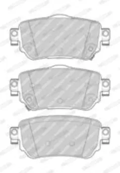 колодки дисковые задние!\ Nissan Qashqai 1.2-1.6i/DCi 14>