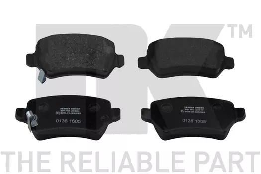 колодки дисковые задние!\ Opel Astra G 1.8-2.2DT 01-04/Zafira 2.2i/DTi 01>