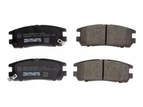 Тормозные колодки дисковые задняя ось ZENTPARTS Z07312