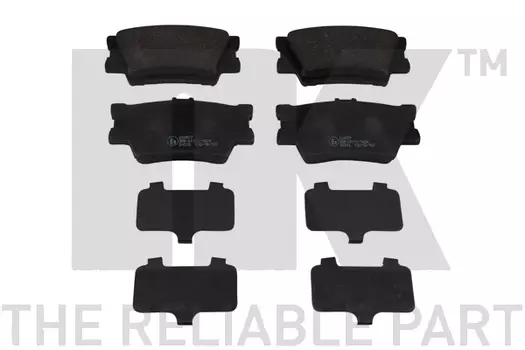 колодки дисковые задние! с антискрип. пластинами\ Toyota Rav 4 2.4/3.5i/2.4D 4WD 06>