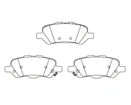 колодки дисковые задние!\ Toyota Venza 09-11