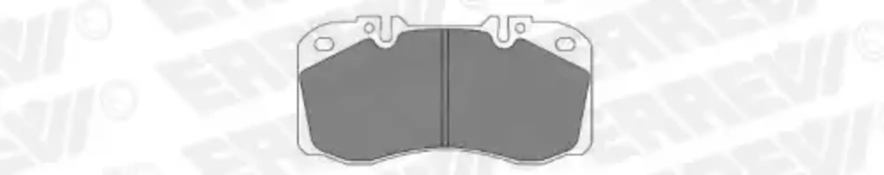 Тормозные колодки дисковые ERREVI PF9122