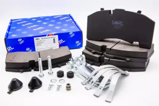 Тормозные колодки дисковые SORL HM4807+AK007