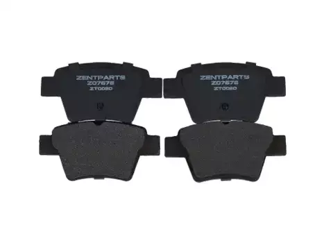 Тормозные колодки дисковые задняя ось ZENTPARTS Z07678