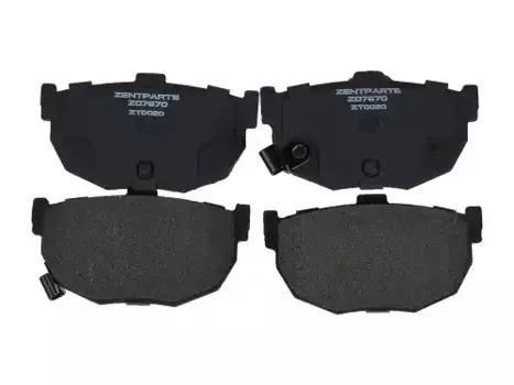 Тормозные колодки дисковые задняя ось ZENTPARTS Z07670