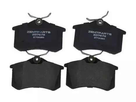 Тормозные колодки дисковые задняя ось ZENTPARTS Z07672