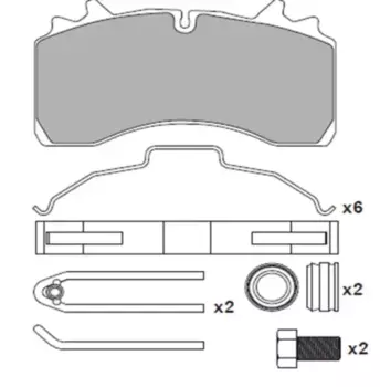 Тормозные колодки дисковые WUHLERMANN 31010026