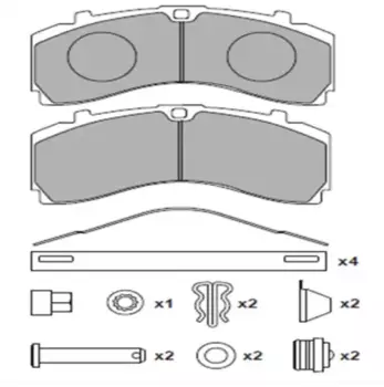 Тормозные колодки дисковые WUHLERMANN 31010041