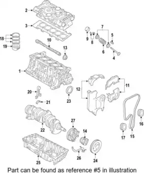 Колпачки маслосъемные VOLVO 31316151