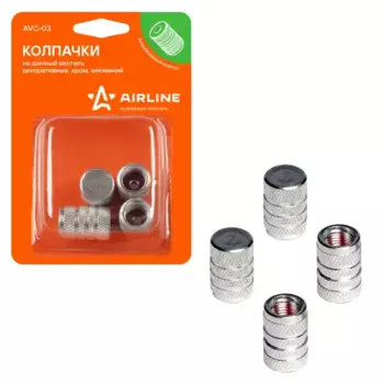 колпачки на шинный вентиль! 4шт., декоративные\ AVC-03 AIRLINE