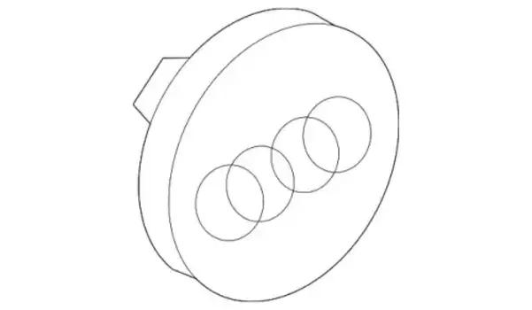 Колпак kолеса 4B0601170A7ZJ VAG