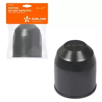 колпак на шар! фаркопа 50мм пластиковый чёрный\ AEBA005 AIRLINE