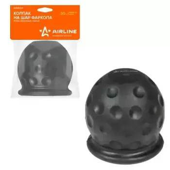 колпак на шар фаркопа! 50мм резиновый чёрный\ AEBA006 AIRLINE