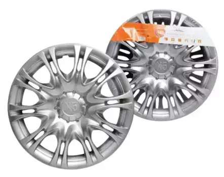 колпаки колесные! 16' 'Х5', серебристый, компл. 2шт.\ AWCC-16-10 AIRLINE