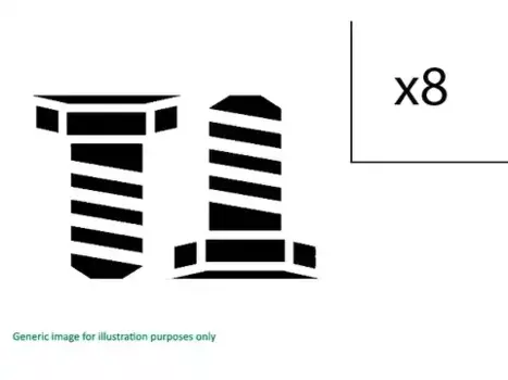 Комплект болтов, маховик \MB 411 0268 10 LUK