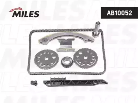 Комплект цепи ГРМ OPEL VECTRA C 2.2i 16V Z22SE 02- co звездочками AB10052 MILES