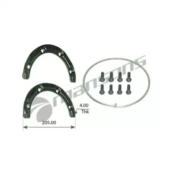 комплект монтажный! тормозных дисков (м) пластины+болты\ VOLVO FH12/FH16